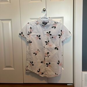 Hollister men’s XS button up flower shirt